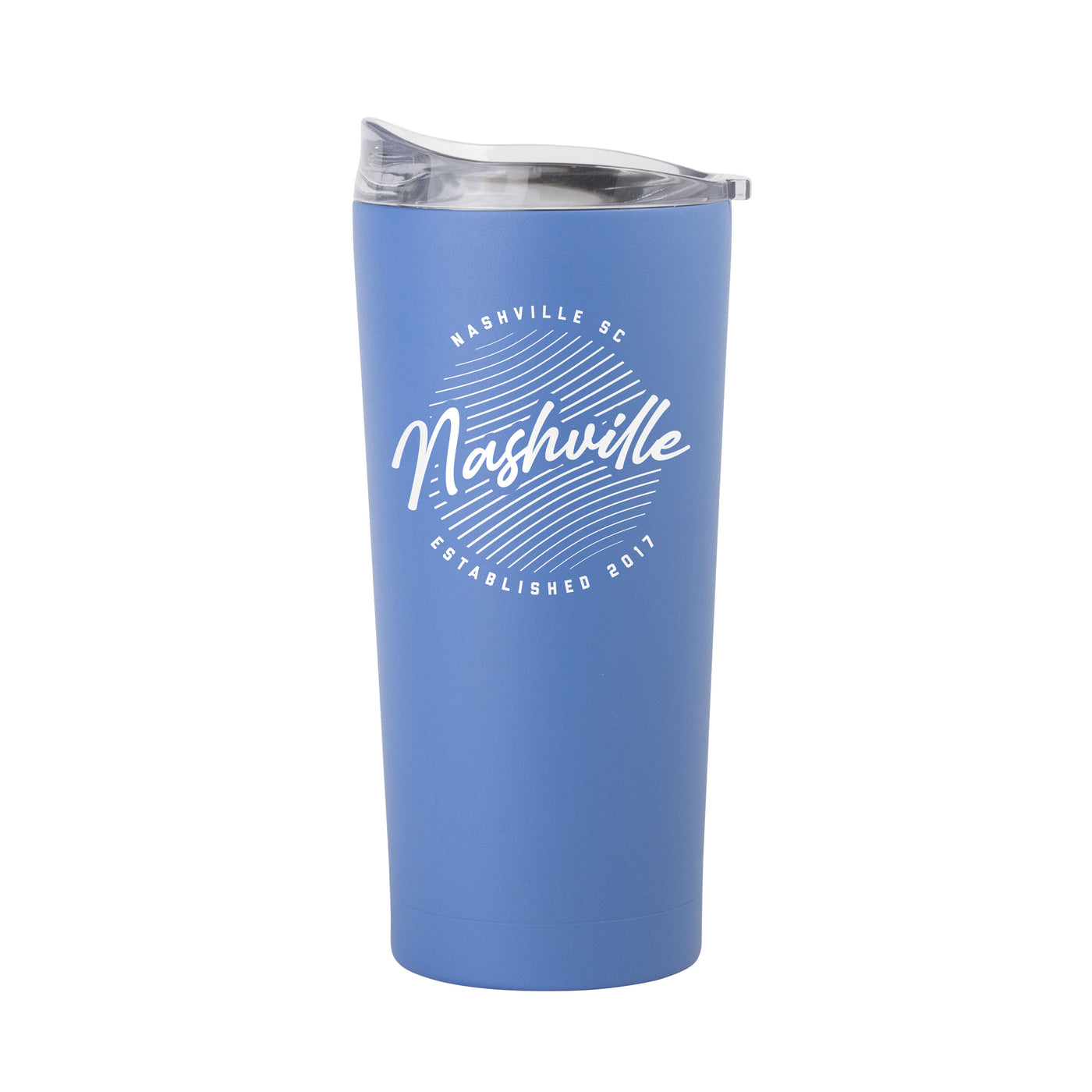 Nashville SC 20oz Retro Script Arctic Powder Coat Tumbler - Logo Brands