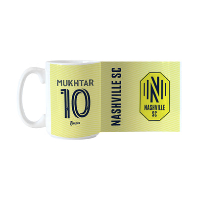 Nashville SC Hany Mukhtar 15oz Sublimated Mug