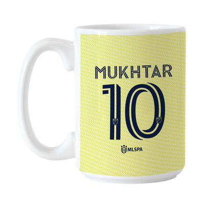 Nashville SC Hany Mukhtar 15oz Sublimated Mug