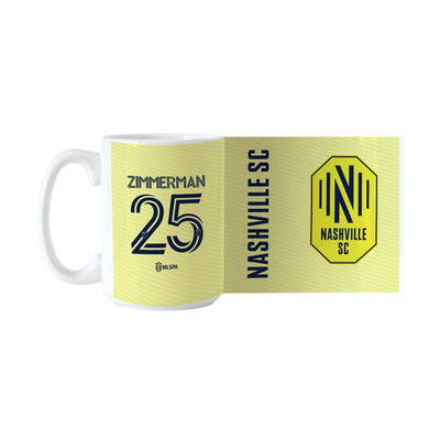 Nashville SC Walker Zimmerman 15oz Sublimated Mug