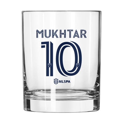 Nashville SC Hany Mukhtar 14oz Rocks Glass - Logo Brands
