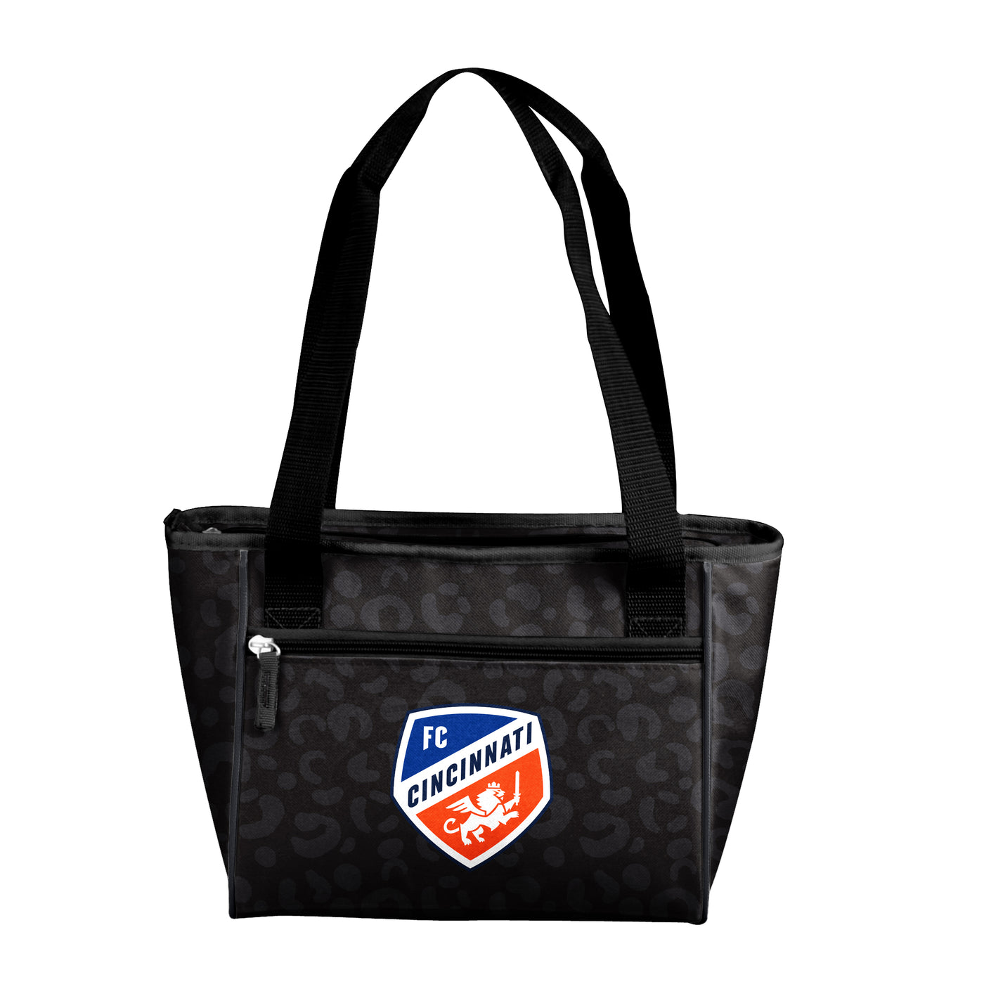 FC Cincinnati Leopard Print 16 Can Cooler Tote