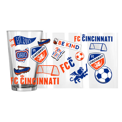 FC Cincinnati 16oz Native Pint Glass