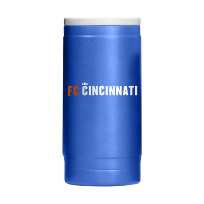 FC Cincinnati 12oz Flipside Powder Coat Slim Can Coolie