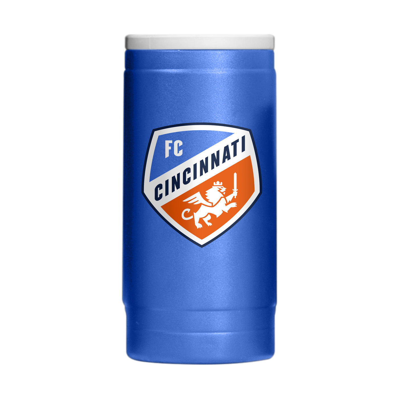 FC Cincinnati 12oz Flipside Powdercoat SlimCan Coolie