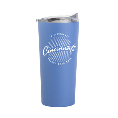 FC Cincinnati 20oz Retro Script Arctic Powder Coat Tumbler