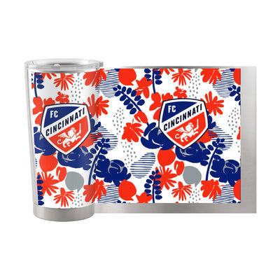 FC Cincinnati 20oz Floral Stainless Steel Tumbler