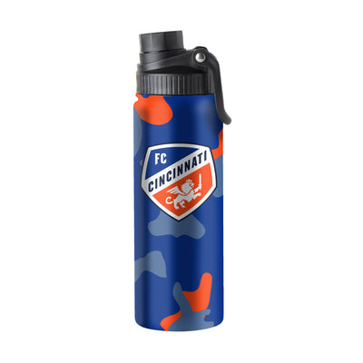 FC Cincnnati 21oz Camo Twist Top Water Bottle - Logo Brands