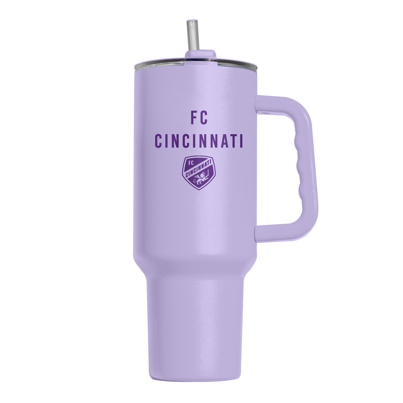 FC Cincinnati Lavender 40oz Tonal Powder Coat Tumbler