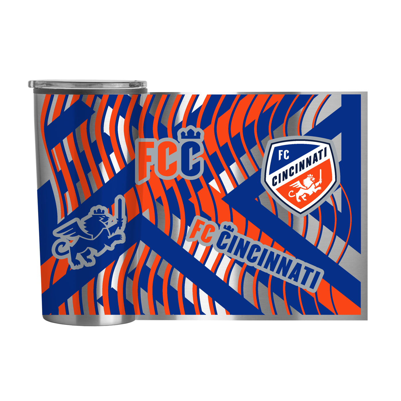 FC Cincinnati 20oz Flex Plastic Wall Stainless Tumbler