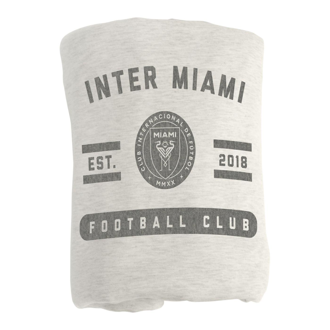 Inter Miami FC Oatmeal Sweatshirt Blanket