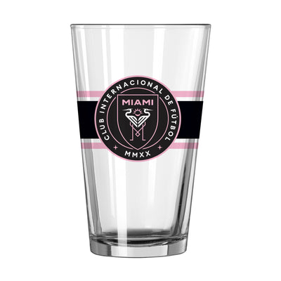 Inter Miami FC 16oz Stripe Pint Glass