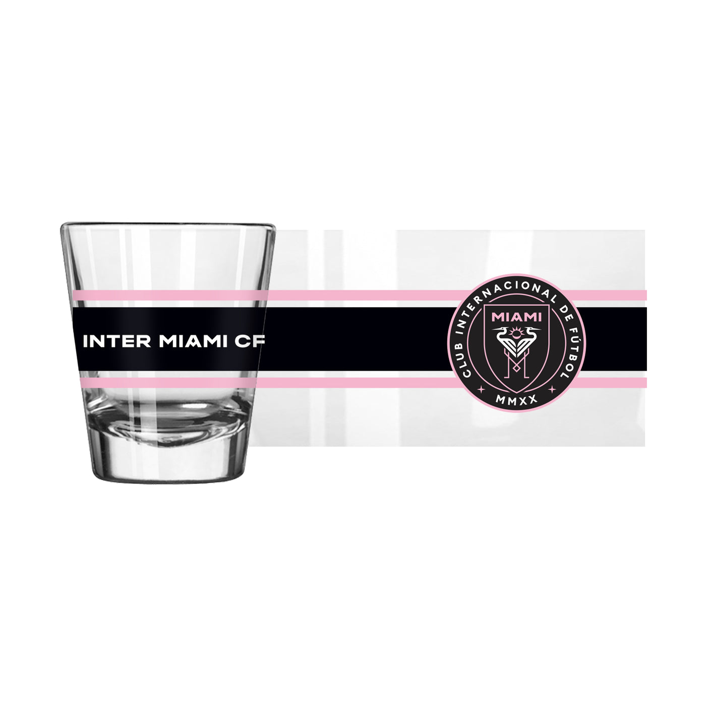 Inter Miami FC 2oz Stripe Shot Glass