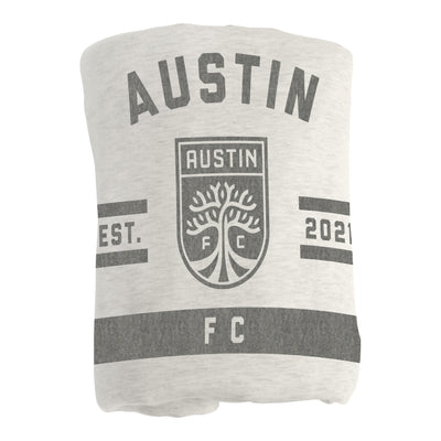 Austin FC Oatmeal Sweatshirt Blanket