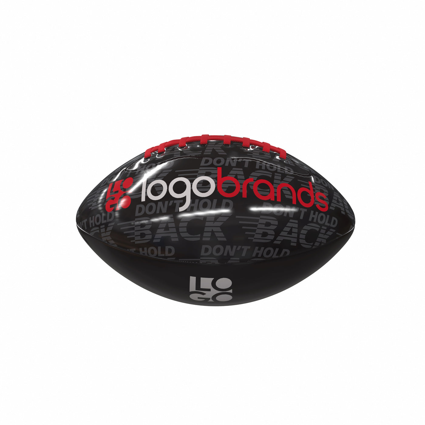 Logo Brands "Don't Hold Back" Mini-Size Glossy Football