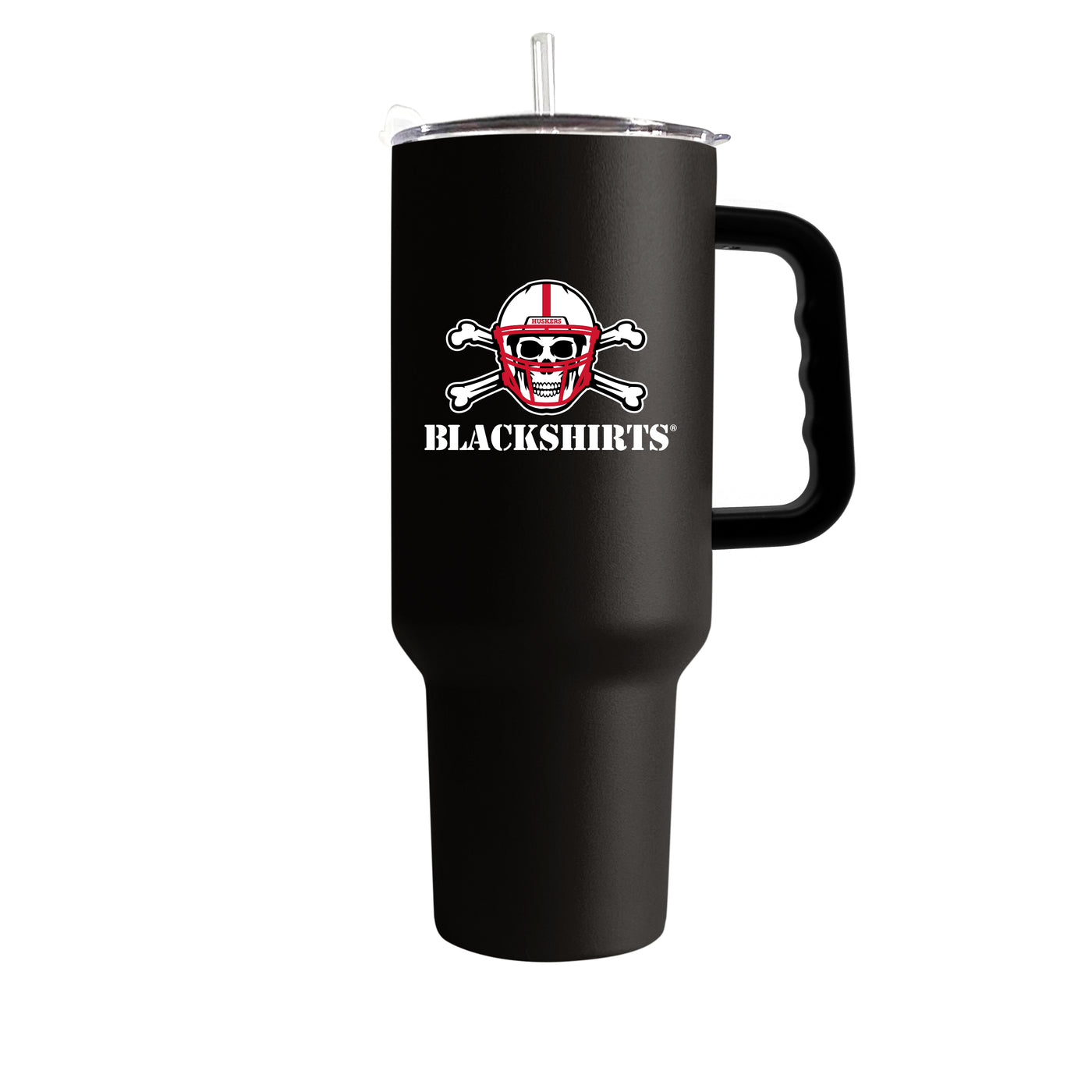 Nebraska Blackshirts 40oz Flipside Powder Coat Tumbler