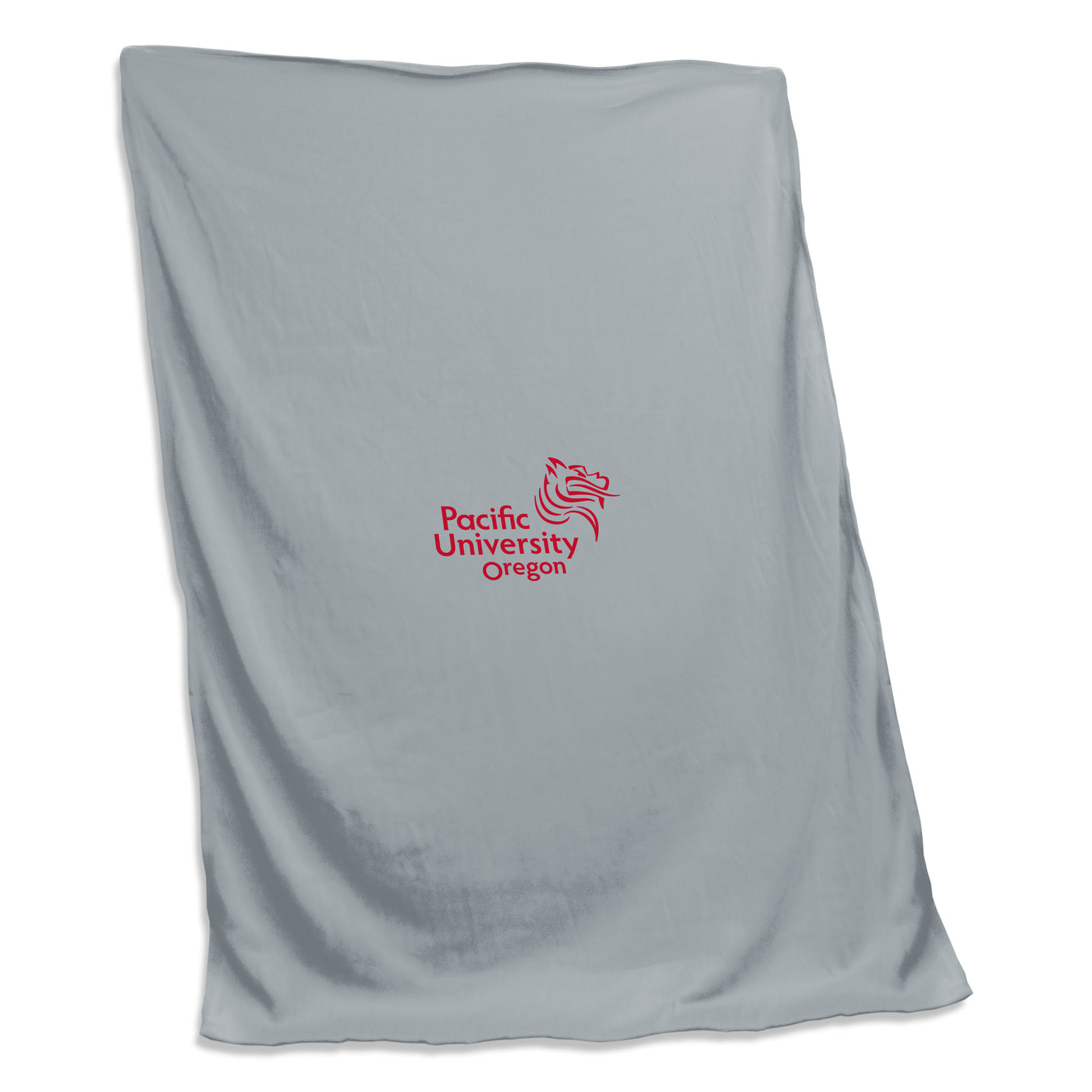Pacific University Of Oregon Custom Screenprinted Sweatshirt Blanket