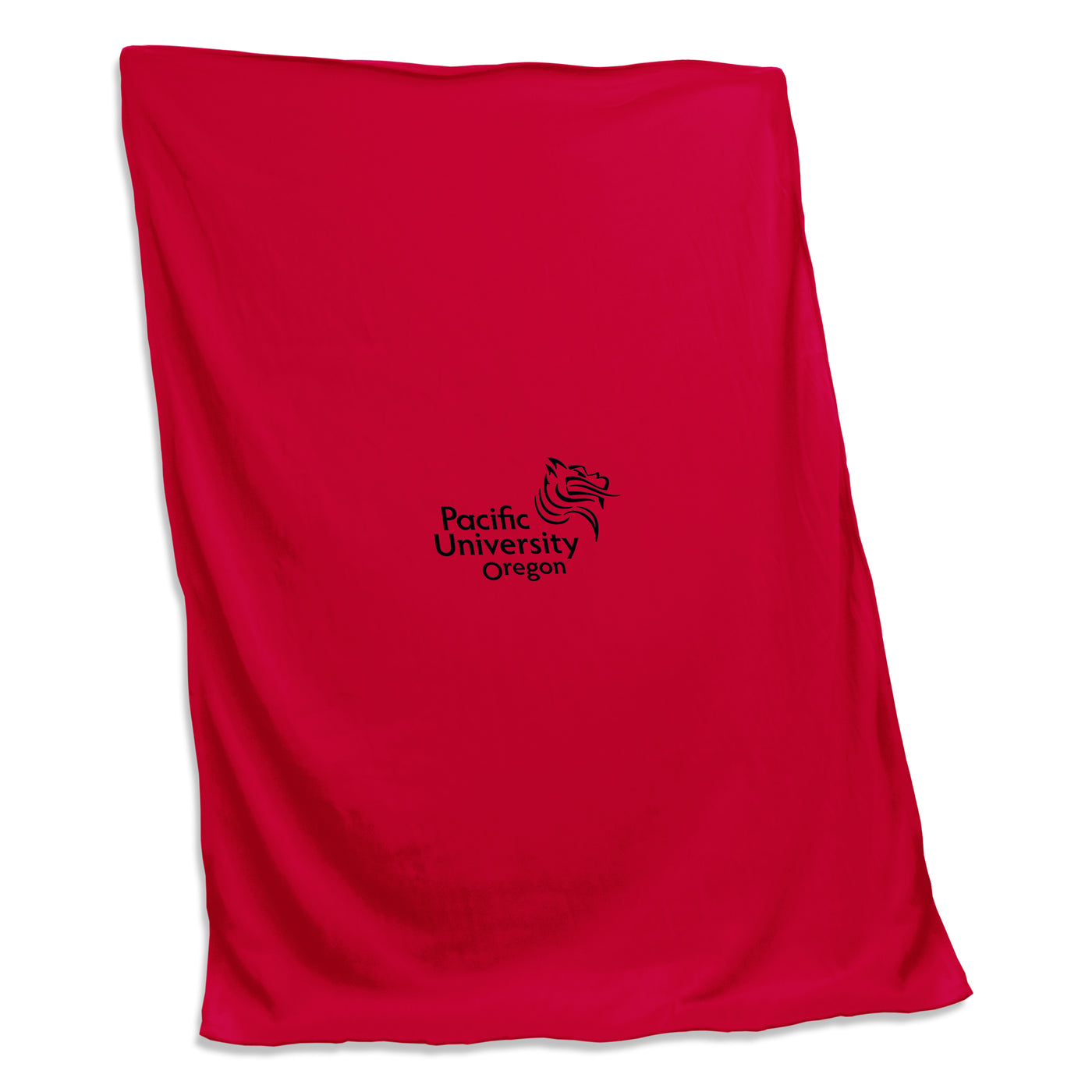 Pacific University Of Oregon Custom Screenprinted Sweatshirt Blanket