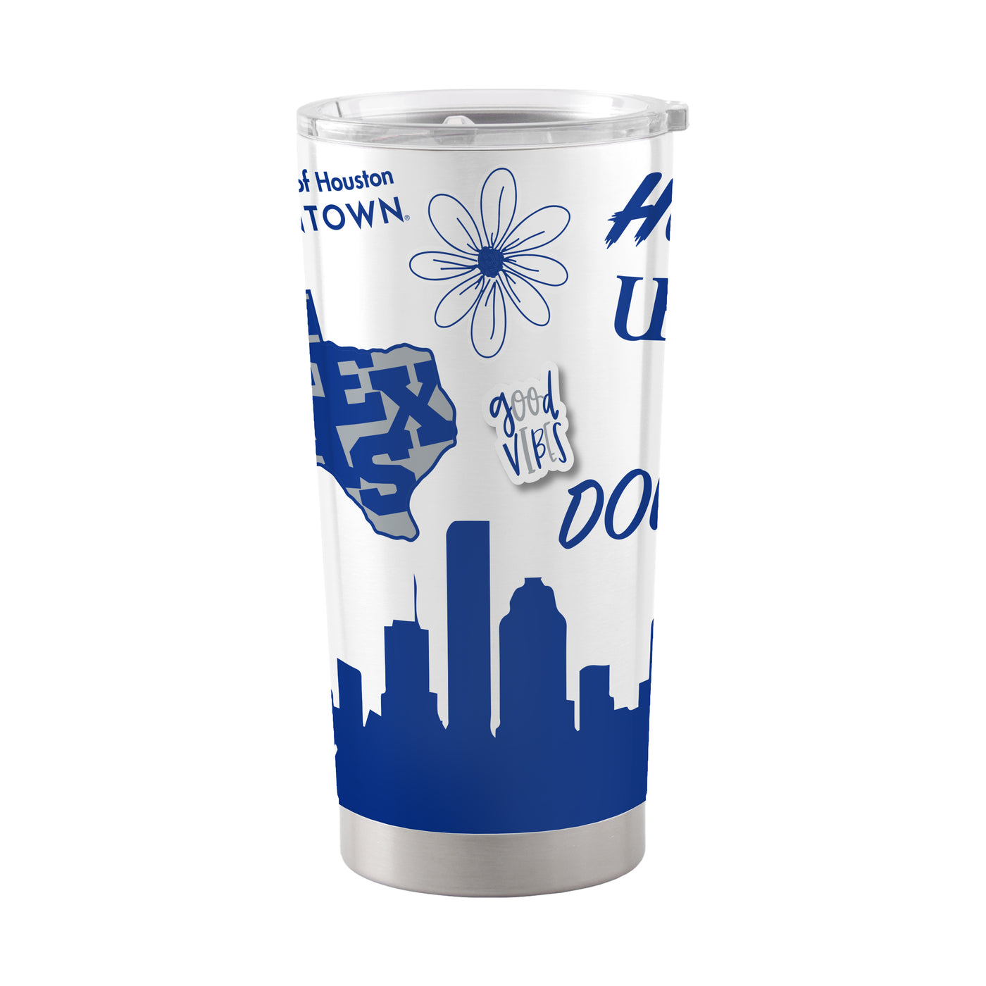 Houston Downtown 20oz Native Stainless Tumbler - Logo Brands