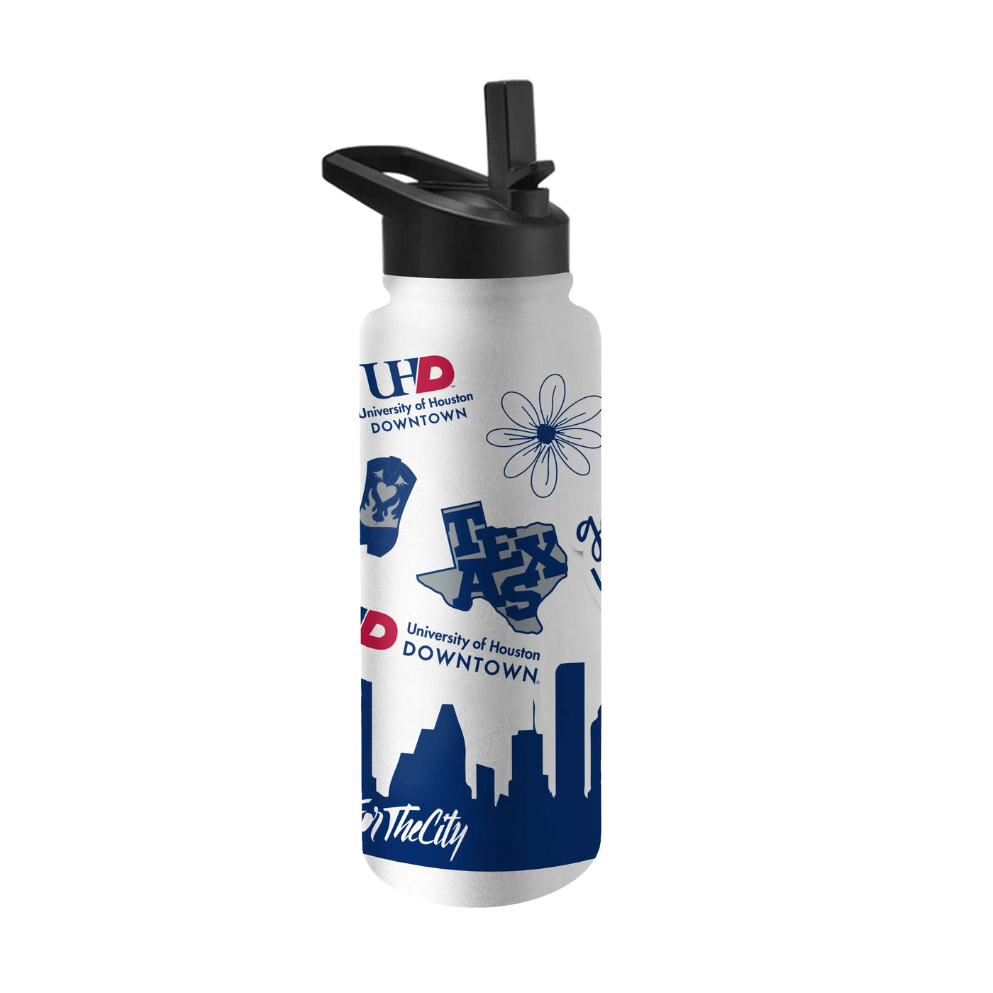 Houston Downtown 34oz Native Quencher Bottle