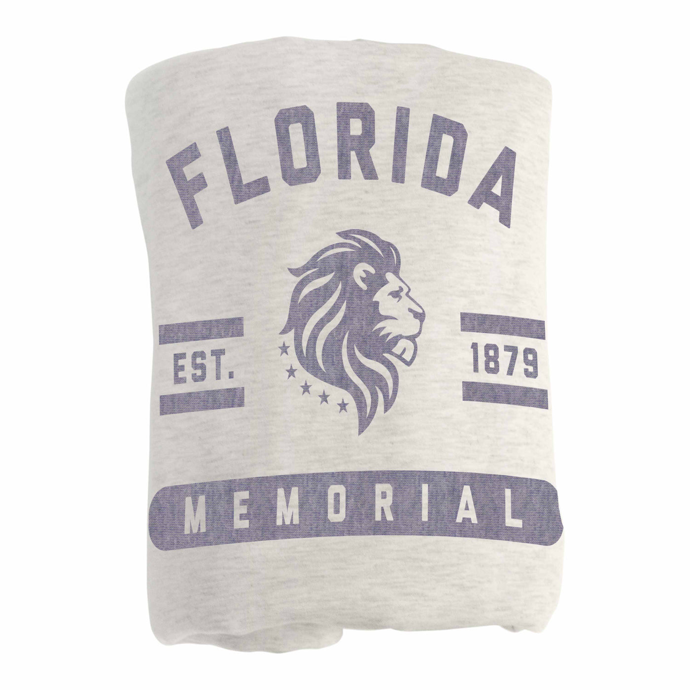 Florida Memorial Oatmeal Sweatshirt Blanket