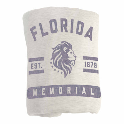 Florida Memorial Oatmeal Sweatshirt Blanket - Logo Brands