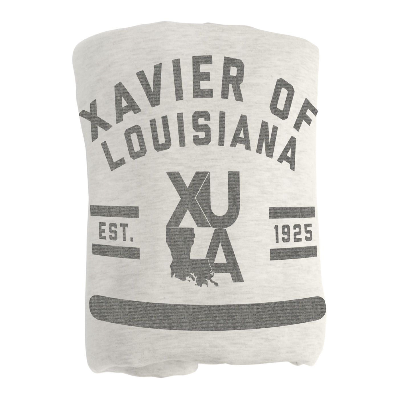Xavier of Louisiana Sublimated Sweatshirt Blanket