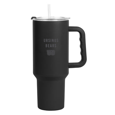 Ursinus College 40oz Black Tonal Powder Coat Tumbler