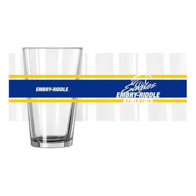 Embry-Riddle Aeronautical - Daytona 16oz Stripe Pint Glass