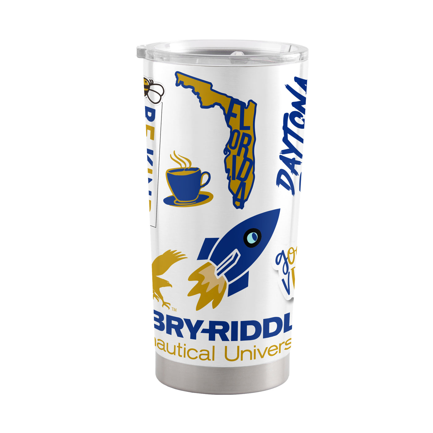 Embry-Riddle Aeronautical - Daytona 20oz Native Stainless Tumbler