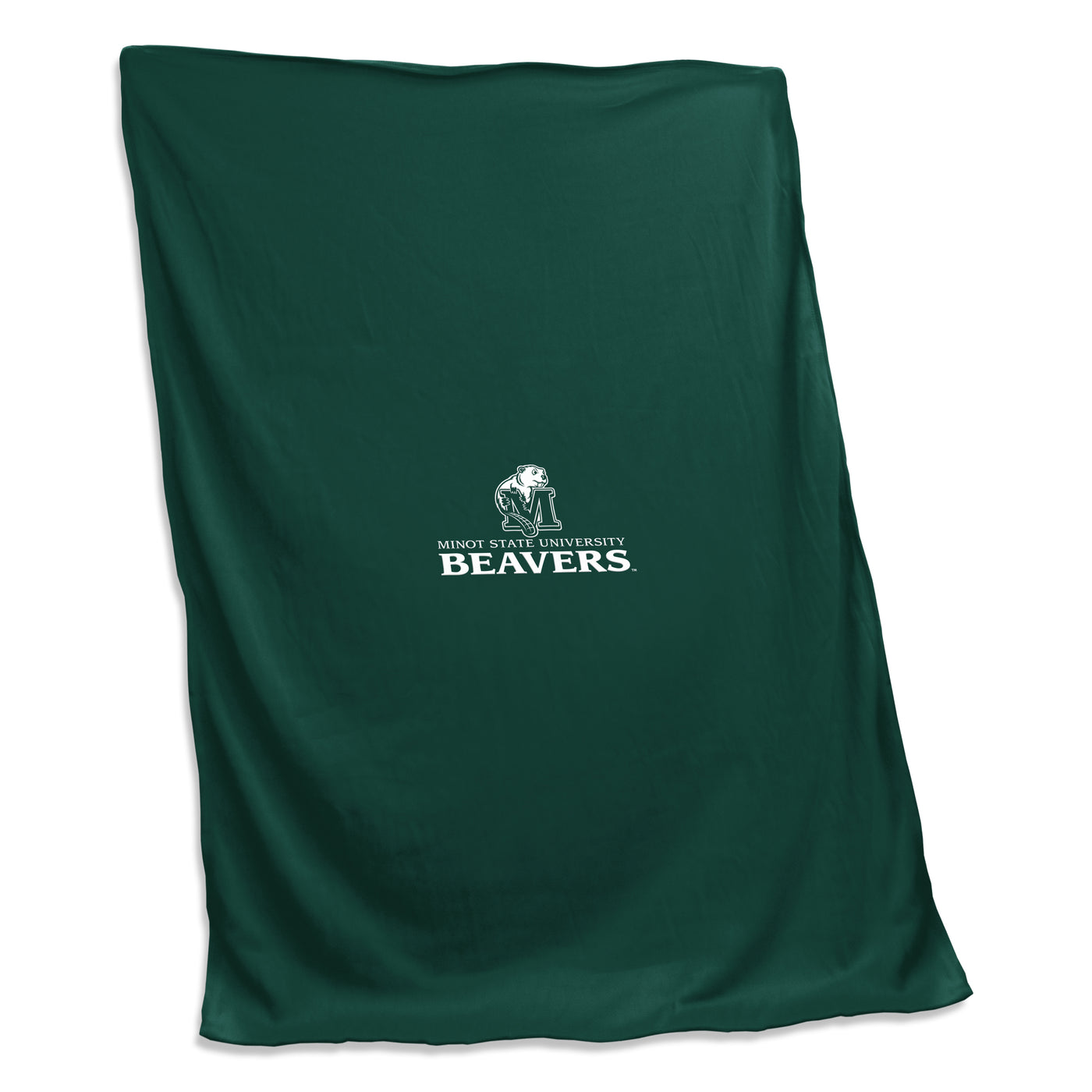 Minot State Hunter Sweatshirt Blanket (Screened)