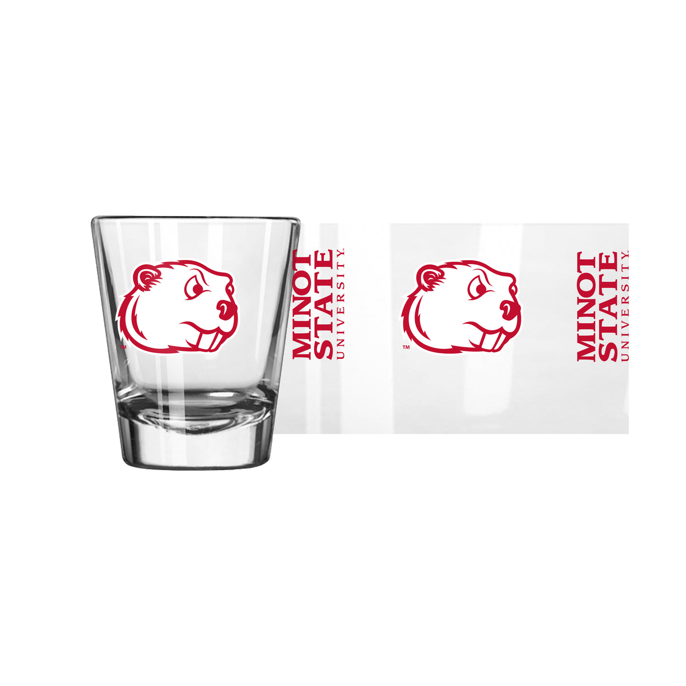 Minot State 2oz Gameday Shot Glass