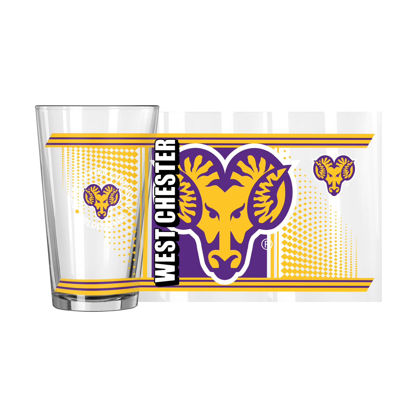 West Chester 16oz Hero Pint Glass