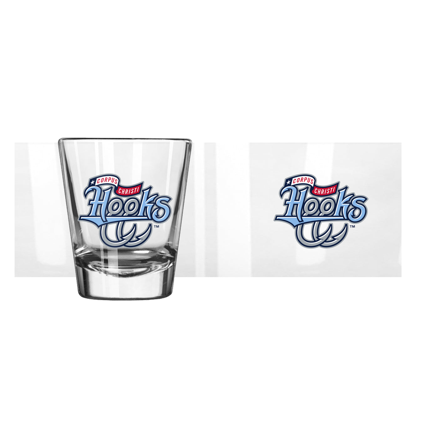 Corpus Christi Hooks 2oz Shot Glass