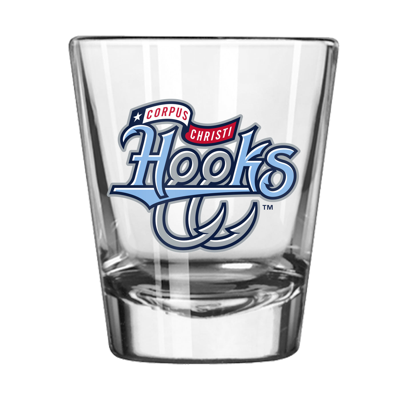 Corpus Christi Hooks 2oz Shot Glass