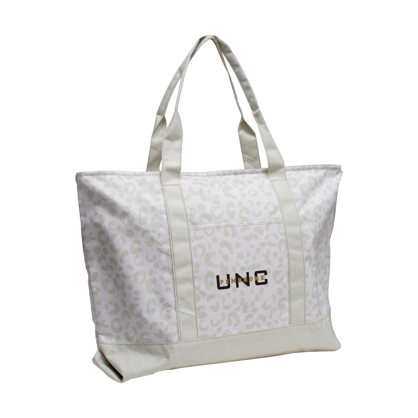 UNC Pembroke Leopard Pattern Tote