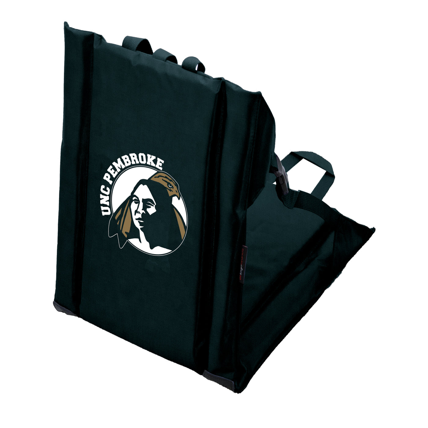 UNC Pembroke Black Stadium Seat f/ Primary Logo