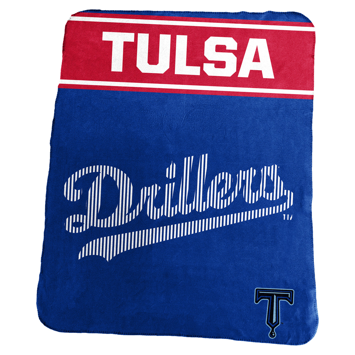 Tulsa Drillers Classic Fleece Throw