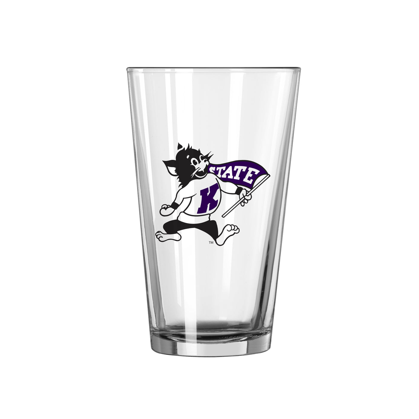 Kansas State Willie 16oz Gameday Pint Glass