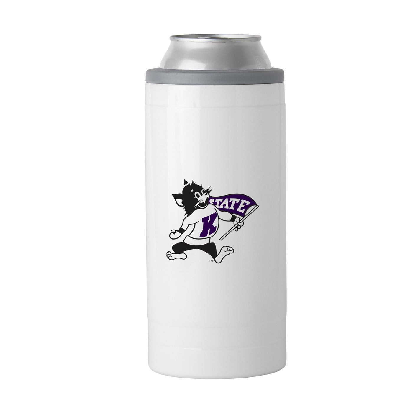 Kansas State Willie 12oz Gameday Slim Can Coolie