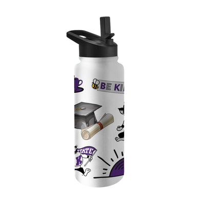 Kansas State Willie 34oz Native Quencher Bottle