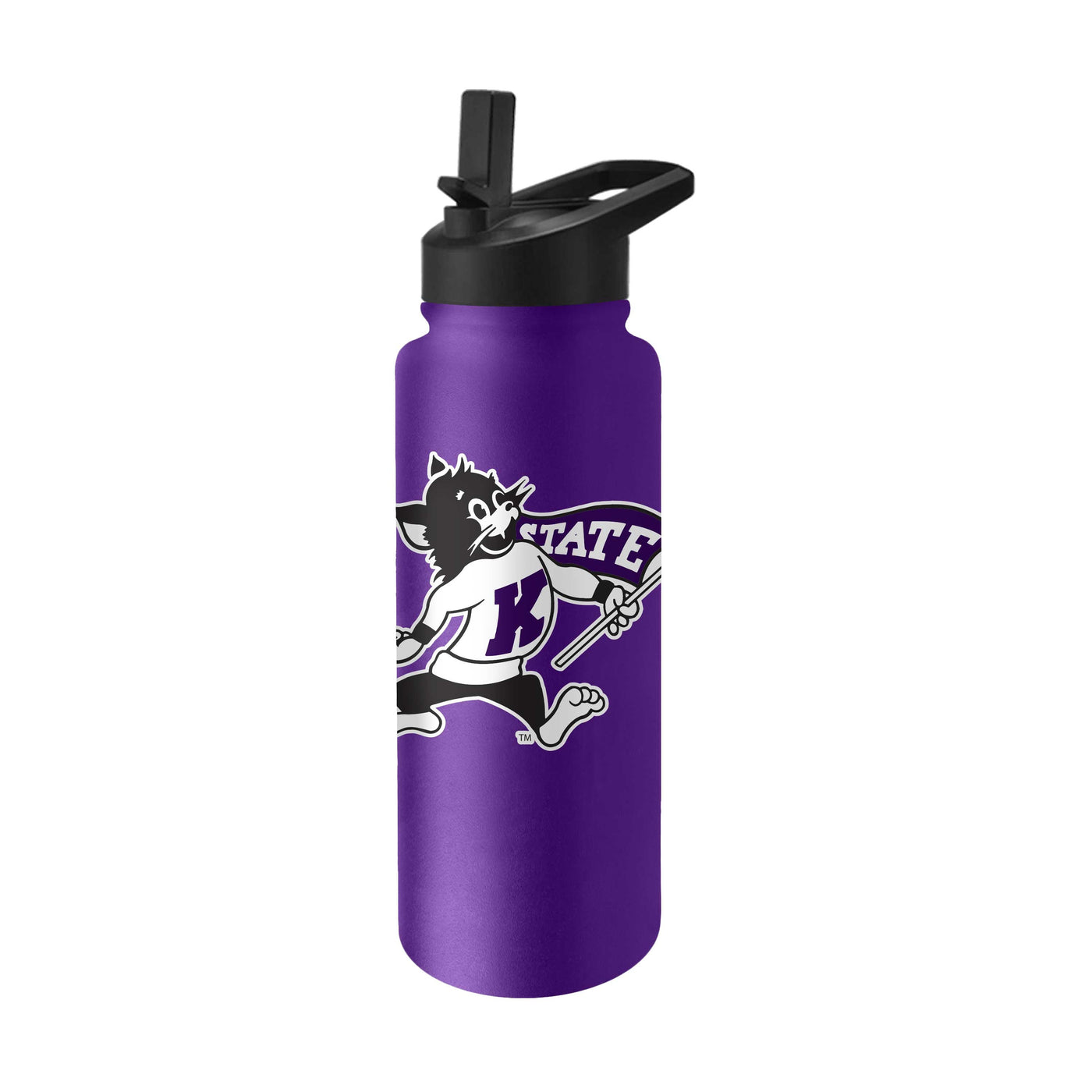 Kansas State Willie 34oz Logo Quencher Bottle - Logo Brands