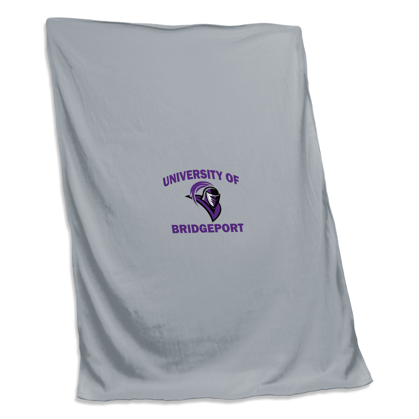 Univ of Bridgeport Screened Sweatshirt Blanket