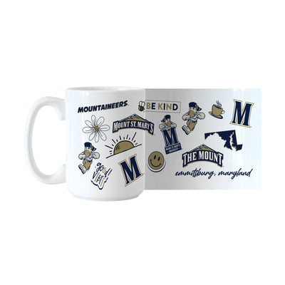 Mount St. Marys University 15oz Native Sublimated Mug