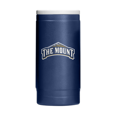 Mount St. Marys University 12oz Logo Powdercoat SlimCan Coolie