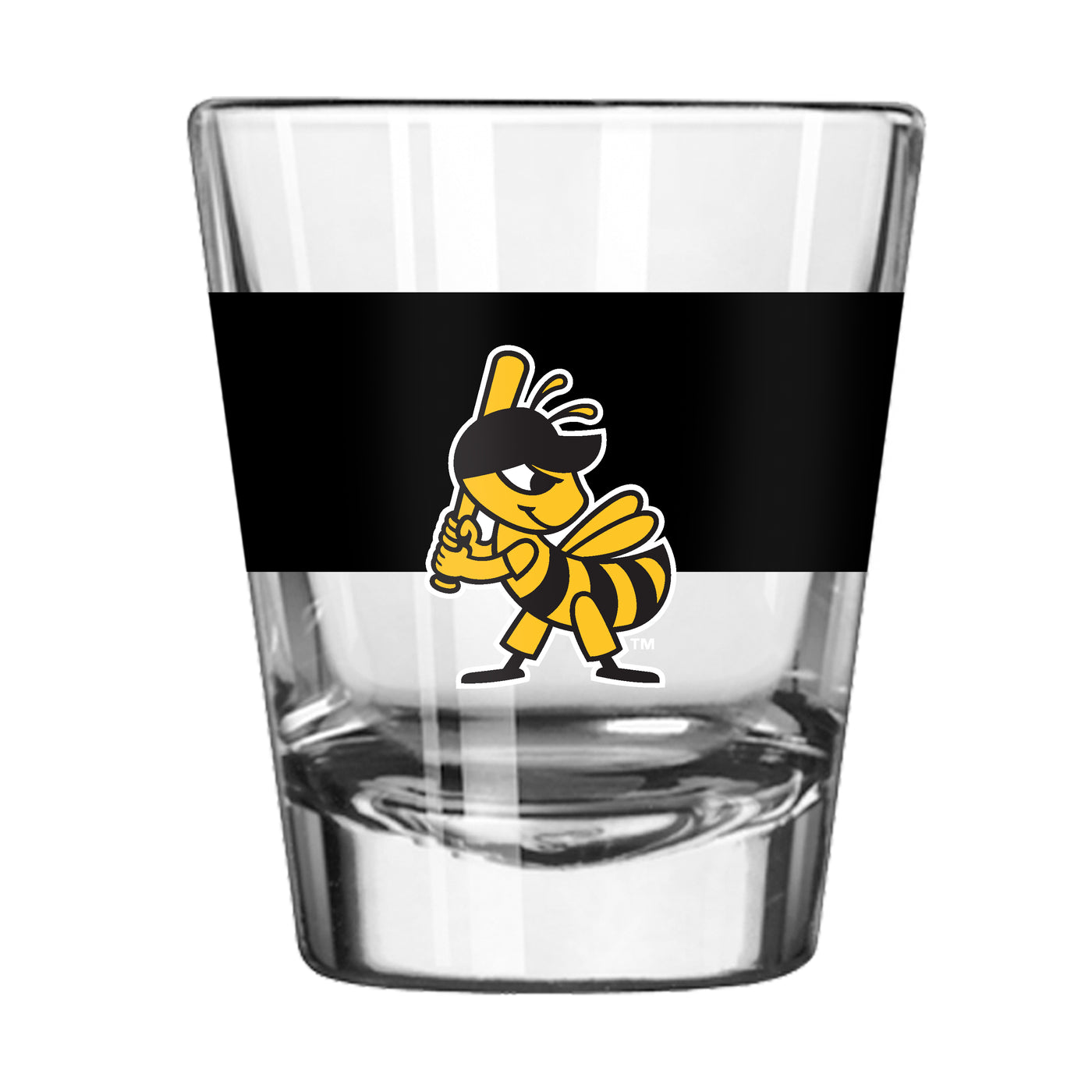 Salt Lake Bees 2oz Colorblock Shot Glass