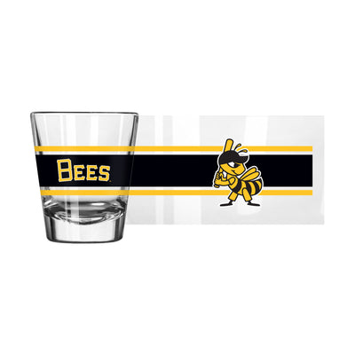 Salt Lake Bees 2oz Stripe Shot Glass