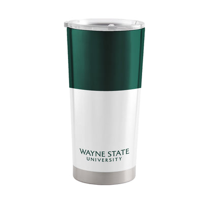 Wayne State 20oz Colorblock Stainless Tumbler - Logo Brands