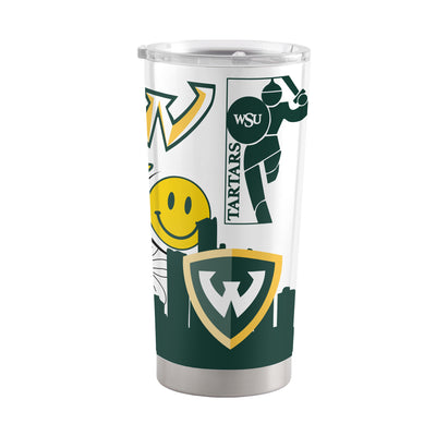 Wayne State 20oz Native Stainless Tumbler