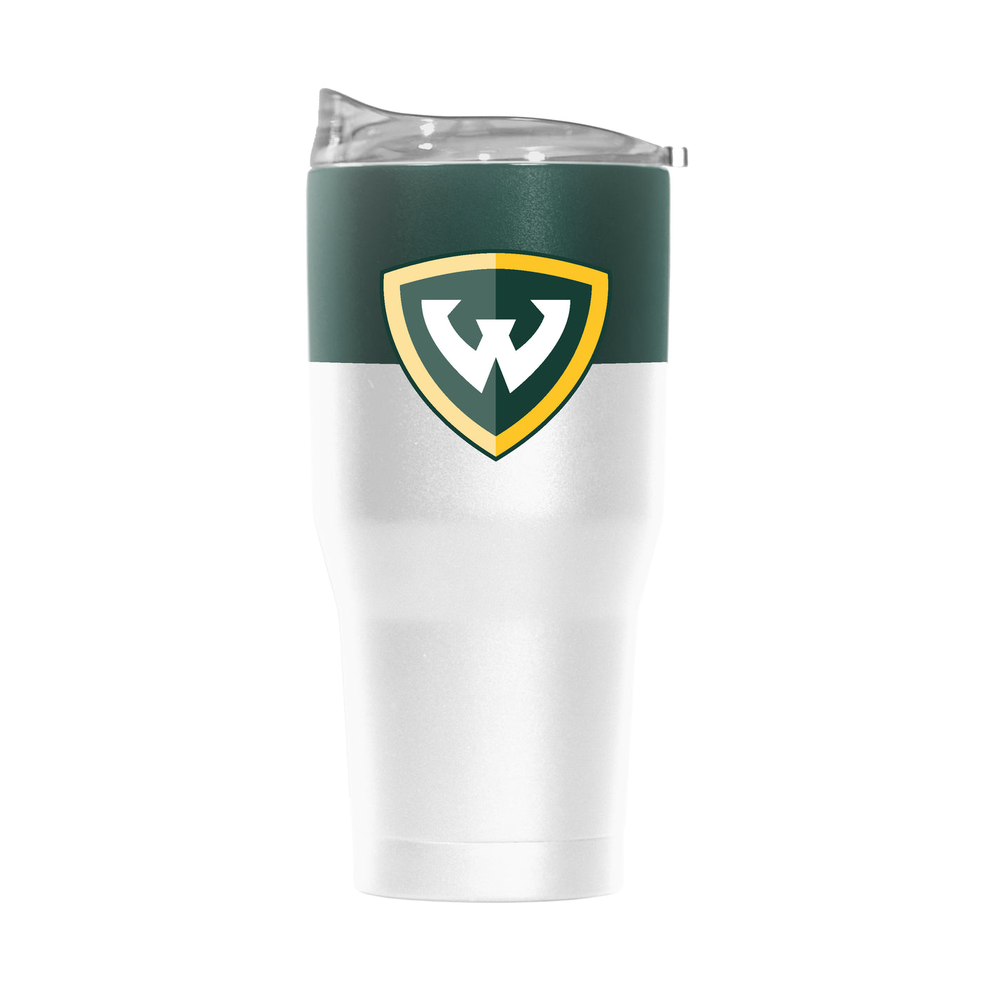 Wayne State 30oz Colorblock Powder Coat Tumbler